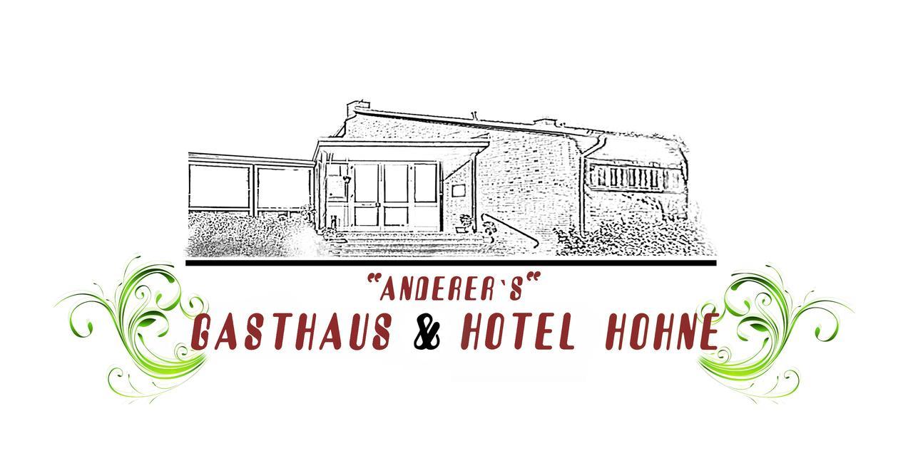 Anderer´s Gasthaus&Hotel Hohne Exterior foto